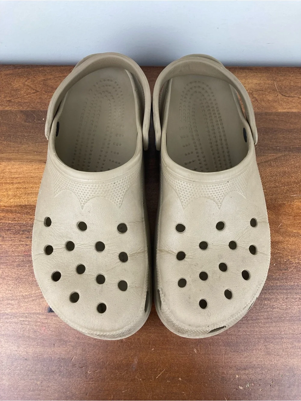 Crocs Classic Comfort Clogs Brown Neutral Men's Size XXL 12-13 Pre-Owned.